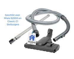 Kleanburg® Miele S2000 en Classic C1 Stofzuiger Onderdelen Set bestaande uit een telescoopbuis, stofzuigerslang en combizuigmond