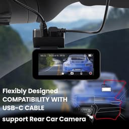Auto Dashcam 2.5K QHD met 3.4 inch IPS Scherm — thumbnail 4