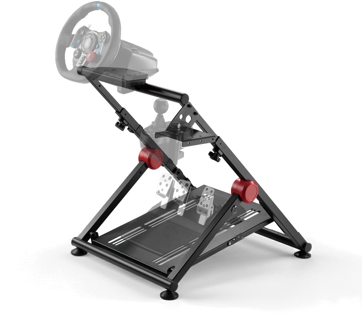 VDD Gaming - Wheel Stand - Racestuur - Sim Racing Cockpit - Race Cockpit - Opvouwbaar - Geschikt voor - Logitec - PXN - Fanatec - Thrustmaster - In Hoogte Verstelbaar — afbeelding 1