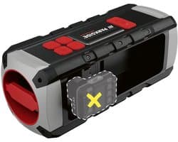 PARKSIDE PERFORMANCE® Bluetooth speaker 12 V of 20 V zonder accu en lader - Ideaal voor op de bouw - Bereik: min. 10 m - Beschermingsklasse: IP54 - Met indrukwekkend geluid en krachtige bas - Draadloos muziek streamen via Bluetooth - Bouwplaats