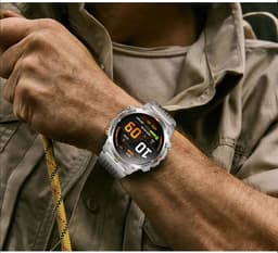 Knobbout 1.46”(3.7cm) GPS Outdoor Smartwatch – 6 Satelliet Positionering - Kompas & Hoogtemeter -LED-zaklamp - Hartslag & SpO₂, 30 m Waterdicht - 540mAh Batterij, Bluetooth 5.3-Zilver Grijs — thumbnail 4