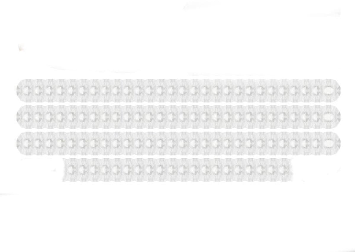 Elastische Hygienehoesjes hoofdtelefoon - 100 stuks - Niet-geweven stof hoofdtelefoon covers - Vervangende Hygienehoesjes hoofdtelefoon - Voor thuis, sport en kantoor - Cover hoes 11cm - Wit — afbeelding 1