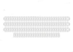 Elastische Hygienehoesjes hoofdtelefoon - 100 stuks - Niet-geweven stof hoofdtelefoon covers - Vervangende Hygienehoesjes hoofdtelefoon - Voor thuis, sport en kantoor - Cover hoes 11cm - Wit — thumbnail 1