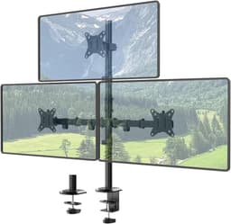 SCH® Monitor Arm 3 Schermen - Monitor Arm - Zwart - 44cm x 16cm x 17cm — thumbnail 1