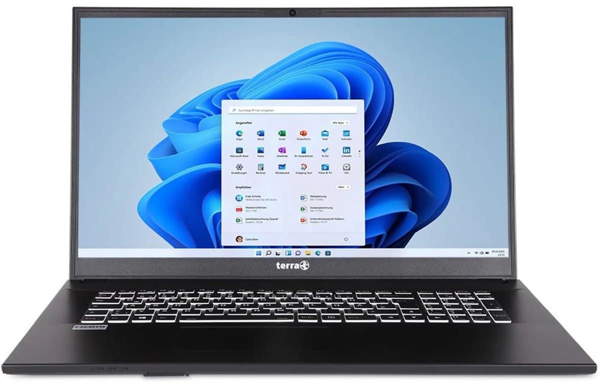 Terra Mobile 1716R 17.3" FullHD laptop - Intel Core i5-1334U - 16GB - 500GB M.2 SSD - DVD±RW - Windows 11 Home — afbeelding 1