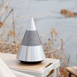 Trettitre TreSound Mini – Draagbare Bluetooth Speaker – Oplaadbaar – Desktopformaat – Zilver — thumbnail 4