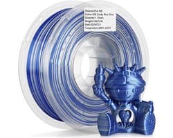 Zijde PLA 3D Printer Filament 1.75mm - 1kg - Regenboog Kleurverloop - Hoogglans Afwerking