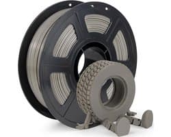 TPU 95A 3D Printer Filament 1.75mm Grijs - Hoge Precisie Flexibel Materiaal 1kg