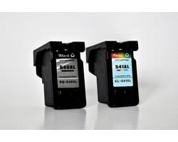 Compatibele Printerinkt Cartridges Pack voor PG-540XL & CL-541XL - Geschikt voor Pixma Printers MG2150, MG2250, MG3150, MG3250, MG3550, MG3650, MG4150, MG4250, MX375, MX395, MX435, MX455, MX475, MX515, MX525