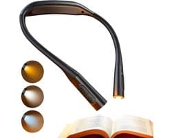 DnA® Neklamp - Neklampje Voor Haakwerk - Neklamp Oplaadbaar - Nekleeslamp - Neklampje - Zwart - 27cm x 3cm x 17cm