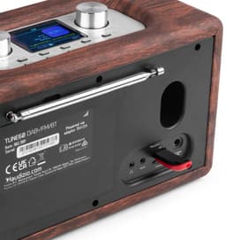 Retro speaker - Audizio Tune60 - Bluetooth speaker - Met afstandsbediening - 40W - Houtlook — thumbnail 5