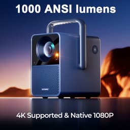 Beamer – Projector – Mini Beamer – Draagbare Beamer – Office Projector – Native Full HD 1080p – 1000 ANSI Lumen – WiFi 5.3 Draadloos — thumbnail 5