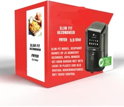 SAVI® Airfryer xl - Airfryer xxl - Heteluchtfriteuse - Zwart- 29cm x 23cm x 40cm — thumbnail 3