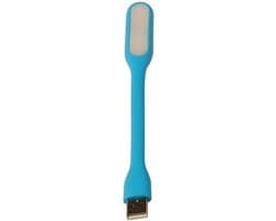 Borvat® | USB siliconen lamp | 6 led | laptop sterk | 5 Stucks |  Blauw