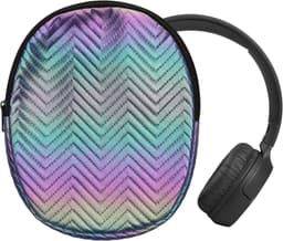 kwmobile Hoes voor JBL Tune 600 / 500BT / 510BT / 450 Tas – Case voor Headset van Metallic Kunstleer en Nylon – meerkleurig — thumbnail 1
