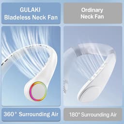 RFWR® Draagbare Nekventilator met Lange Levensduur en 3 Snelheden — thumbnail 3