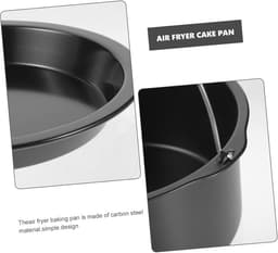 1 Set Airfryer Bakpan-Antiaanbak-Airfryer Cakevorm-Mand-Geschikt voor Meerdere Kookgelegenheden-Hittebestendig-Herbruikbaar-Geschikt voor Kip-Burger-Vis etc. — thumbnail 8