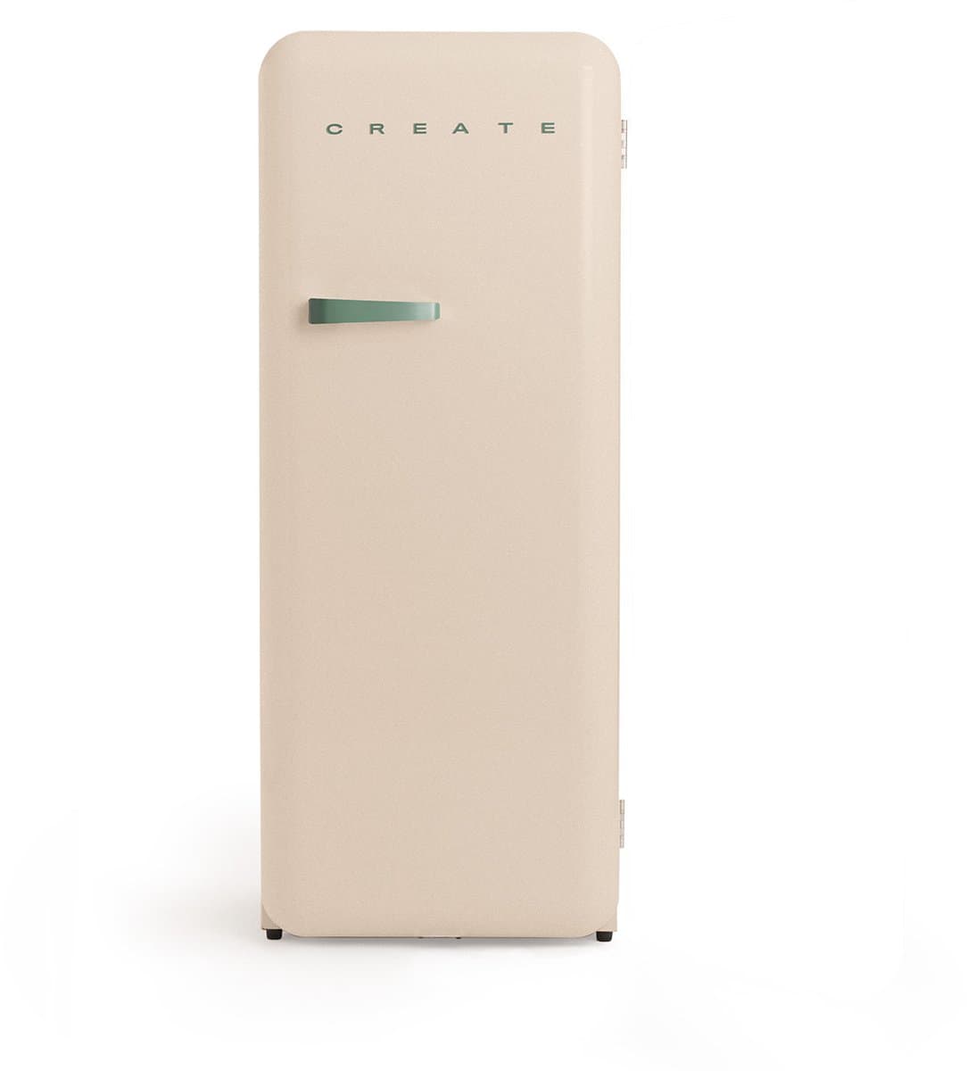CREATE - Koelkast in retrostijl - Zand - Handvat Sage - FRIDGE RETRO 281L — afbeelding 1