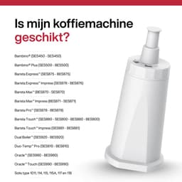 Waterfilters voor Sage Barista Express - SES008 & BES008 Espressomachine - 2 stuks - voor Koffiemachines - Oracle - Dual Boiler - Solis - Duo Temp - Bambino Plus - 6 maanden gefilterd water - Eccellente — thumbnail 8