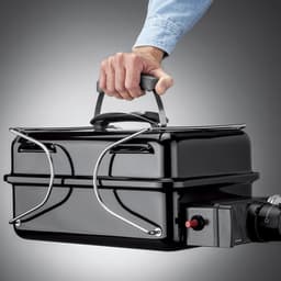 Weber Go-Anywhere Gas Barbecue - 41x26 cm - Roestvrijstalen branders - Gasregelkop - Incl. deksel — thumbnail 2