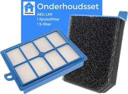 Kleanburg® - Geschikt voor AEG & Electrolux - Filter set van 2 stuks - S-Filter en Cascade - LX9 - PC91 — thumbnail 3