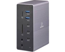 Renkforce RF-DKS-910 USB-C dockingstation Geschikt voor merk (dockingstation): Universeel MacBook Incl. laadfunctie