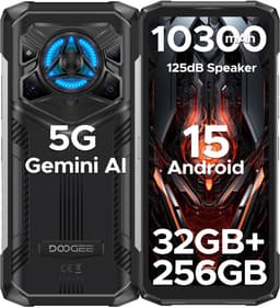 DOOGEE Blade 20 Play 5G - Robuuste Smartphone - Robuuste Telefoon - 32GB RAM + 256GB ROM - 10300mAh / 33W - Dimensity 7050 - 125dB Luidsprekers -Effect Lumière LED - Android 15 - Gemini AI -Zilver — thumbnail 11