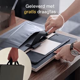 Alpha Pro 15.6" Inch Portable Monitor met Gratis Draagtas - Lichtgewicht en Extra Dun - Draagbare Monitor voor Laptop - USB-C & HDMI - Extra scherm laptop - Icd Display - Draagbaar laptop beeldscherm uitbreider - Plug & Play — thumbnail 5