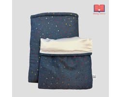 Story Sleeve - Book Sleeve / E-reader Sleeve Rainbow Hearts - 27 x 23 cm - Ook geschikt voor E-reader - Boekenhoes - Boekbeschermer - Boekhoes - Booksleeve - Voor boek