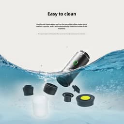 Draagbare Koffiemachine 2-in-1 Serie - Batterijgevoed - Compact Design - Voor Thuis & Outdoor - Eenvoudig Schoonmaken — thumbnail 5