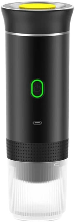 Draagbare Espressomachine – Capsule & Gemalen Koffie – Draadloos & USB Oplaadbaar – 20 Bar Druk – Koffie overal – Automatische Koffiemachine – Makkelijk Koffie – Zelf Verwarmend – Mini Koffiezetapparaat voor Reizen, Auto & Camping – Zwart — thumbnail 1