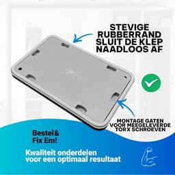 Fixem® Klep Reparatie set Geschikt voor Bosch, Siemens 00646776 - Wasdroger - Condensor- 6 schroeven - 225x145x20mm -1 Stuk — thumbnail 5