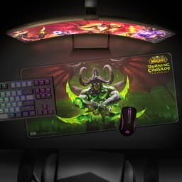 Blizzard - WoW - World of Warcraft Burning Crusade - Gaming Muismat XL - Azeroth - Illidan — thumbnail 2