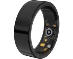 Lacardia Smart ring - Slimme ring - Zwart - Maat 10 - Beschikbaar voor android en IOS - Eigen app - Unisex voor Dames & Heren