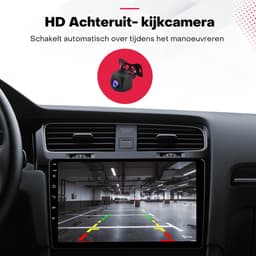 Boscer Autoradio 2Din Universeel - Android 15 - Apple Carplay & Android Auto (Draadloos) - 9 Inch HD IPS Touchscreen - 8-Core 4+64GB - Interne Koeler - GPS Navigatiesysteem - USB, Bluetooth, WiFi & MP5 - Achteruitrijcamera & Microfoon — thumbnail 4