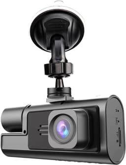 Dashcam - Automonitorcamera - 1080p dubbele lens - HD-videorecorder, groothoekweergave - naadloze loop-opname - voor rijveiligheid, parkeerveiligheid en roadtrips — thumbnail 1