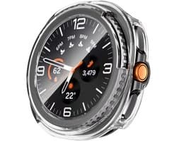 Stravo Screenprotector - Geschikt voor Samsung Galaxy Watch 8 classic - 46mm - Full Cover Hard Case / Beschermend Hoesje - Transparent - Samsung Galaxy Watch 8 classic 46mm screenprotectors