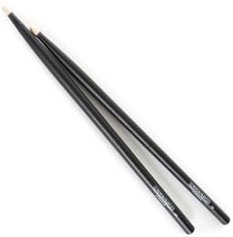 MUSIC STORE 5A Sticks, zwart, Hornbeam, Wood Tip - Drumsticks — thumbnail 4