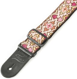Fame Weave Series Jacquard Pattern 4 Pink/Gold - Gitaarband — thumbnail 1
