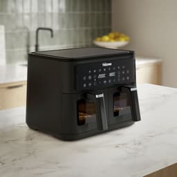 Tristar Dubbele Airfryer FR-9429 - 2x 4,5 Liter - Dubbele Mand - Kijkvenster - 9L - 2500W — thumbnail 6