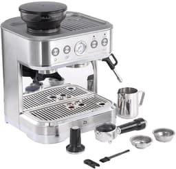 Espressomachine – Koffiemachine – Espressoapparaat – Barista Machine – 15 Maalstanden – 15 Bar Pomp – Stoompijp Voor Melkopschuiming — thumbnail 4