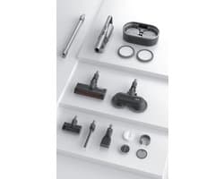 ROIDMI STEELSTOFZUIGER RS70 SILVER - De Ultieme 4-in-1 Draadloze Schoonmaakhulp: Stofzuigen, Dweilen, Poetsen én Kruimels Verwijderen in Stijl