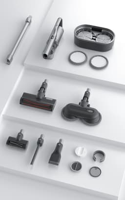 ROIDMI STEELSTOFZUIGER RS70 SILVER - De Ultieme 4-in-1 Draadloze Schoonmaakhulp: Stofzuigen, Dweilen, Poetsen én Kruimels Verwijderen in Stijl — thumbnail 1