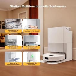 ROBOROCK QREVO 5AE - Robotstofzuiger met dock - 12000 Pa vermogen - FlexiArm dweilen - Dubbele anti-klit — thumbnail 3