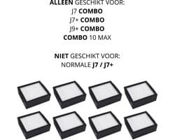 Bramokava® 8x HEPA Filter – ALLEEN geschikt voor iRobot Roomba COMBO j7+ / COMBO j9+ / 10 Max – NIET voor gewone j7+ / j9+ Robotstofzuiger