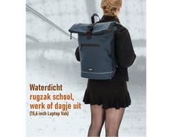 Beagles Originals Rugzak - 15,6 inch Laptop Vak - Rugtas School Werk - Weersbestending & Spat Waterdicht