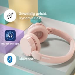 Philips 4000 series TAH4209PK/00 hoofdtelefoon/headset Draadloos Hoofdband Oproepen/muziek Bluetooth Roze — thumbnail 8