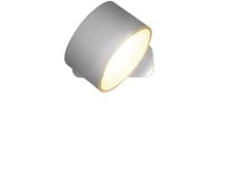 LED-wandlamp voor binnen met batterij, 1 stuk, touchbediening, 3 helderheidsniveaus, 360° draaibaar, geschikt voor woonkamer, slaapkamer, trap, gang, draadloze wandlamp, wit