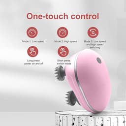 Elektrisch Hoofdmassage Apparaat - Handmatige Hoofdhuidmassager - Hoofdmassage Apparaat Met Infrarood – Elektrisch Massageapparaat - Scalp Massager - Stimuleert Haargroei & Bloedsomloop - USB Oplaadbaar - Compact Formaat — thumbnail 4