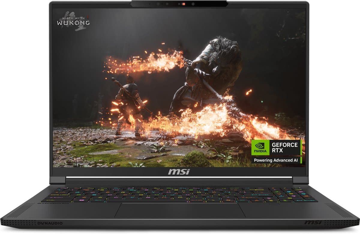 MSI Stealth A16 AI+ A3XWHG-013NL 16'' Copilotplus gaming laptop — afbeelding 1